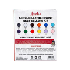 ANGELUS ACRYLIC 12 PAINT – BEST SELLERS KIT- AU SELLER