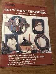 Leisure Arts Cut ‘N’ Paint Christmas by Ann Emerson Steinmetz Leaflet 1095 Book