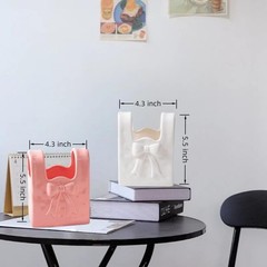 Ceramic Paint Brush Holder, Countertop Organizer,Ceramic T-shirt Bag Sharp Pa…