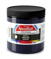 004632 Acrylic Screen Printing Ink 8 Fl Oz Dark Blue Art Craft Supplies Fabric