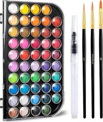 GETHPEN Watercolor Paint,watercolor paint set,48 1 Ounce (Pack of 1), Black