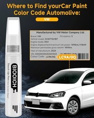 Touch Up Paint Pen Exact Color Match Car Chip and Pure White(LC9A/0Q) for vw