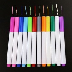 12-Color Assortment Liquid Chalk Pens Marker Colored White Board Wipe Clean