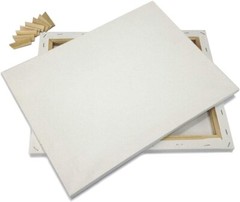 Set of Two 9×16″ Artist Canvases Pre-Stretched Cotton Duck Double Acrylic Gesso