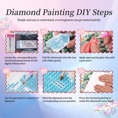Jesus Diamond Art Kits for Adults, 5D Religious Christ Diamond Painting Kits for