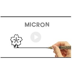 SAKURA Pigma Micron Fineliner Pens – Archival Black Ink, 6-Piece Set