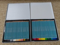 2x 24 pencil sets of Spectrum Noir Aqua Blend Watercolour Pencils