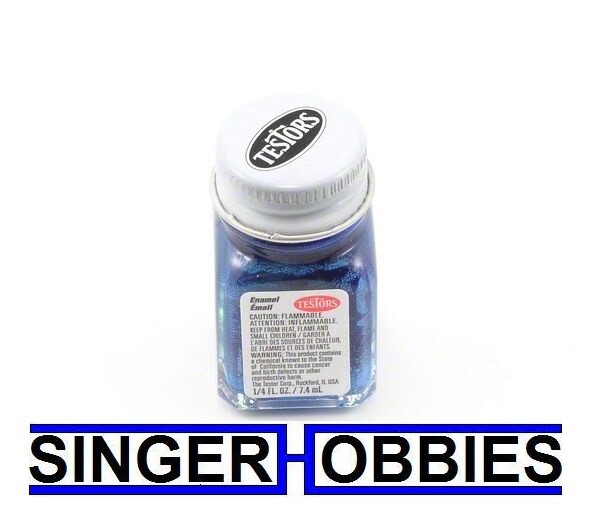 Testors 1111TT Enamel 1/4 oz Dark Blue Paint NEW SEALED TES1111TT HH
