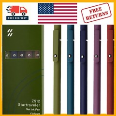 Retractable Gel Pens – 0.5mm Fine Point Black Ink for Vintage Lovers