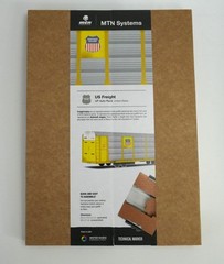 MTN Systems US Freight Up Auto Rack Train Canvas Graffiti Art