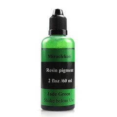Jade Green Epoxy Resin Color Dye Colorant Liquid Epoxy Resin Pigment,60ml,Tra…