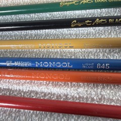 23 Vtg Sargent Art Eberhard Faber Mongol & Dom’s Colored Color Pencils Used USA
