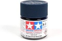 Tamiya #81503 X-3 Royal Blue Mini 1/3 ounce Free Shipping