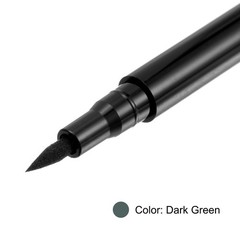 3pcs Fabric Markers Permanent Dye Paint Textile Marker Pens Fine Tip Dark Green