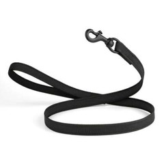Rubber Infused Nylon Leash W3/4″ x L 4′ Black