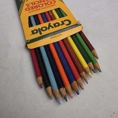 Crayola 4012 Colored Pencils – Box of 12 Vintage 1987 NOS Unused Binney & Smith
