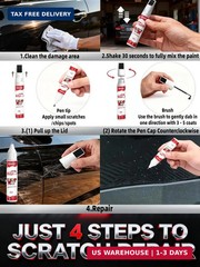 Octane Red(PRV/NRV) Car Touch Up Paint for Dodge, Color Accurate Two-In-One Car