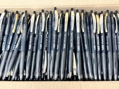 50 Bic Atlantis Retractable Ballpoint Pen BLACK Medium 1mm NEW Atlantis Pens