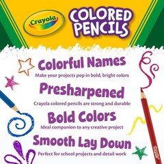 Crayola Colored Pencils 36ct Pre Sharpened Kids Pencil Set