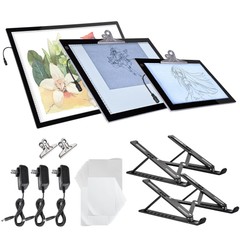A2/A3/A4 LED Tracing Light Box Drawing Tattoo Board Pad Table Stencil Artist