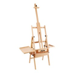 Foldable Painting Holder, Multifunctional Wood Easel, Adjustable Painting Stand