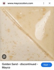 Mayco Astro Gem AS 513 Golden Sand Discontinued