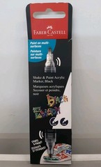 New Faber-Castell Black Edition Shake & Paint Twin Heades Acrylic Marker 3mm 1mm