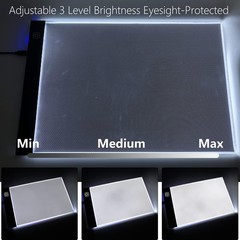 A4 Light Pad for Diamond Painting – Light Board Tracing with 3 Level Brightne…