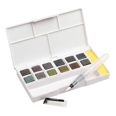 Derwent Graphitint Paint 12 Pan Palette [ 2305790 ] Fast Free Shipping