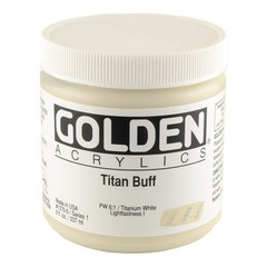 Golden Acrylic 8 Oz Titan Buff