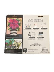 Brea Reese Acrylic Paint Kit-22 Pc.Set With 3 Brushes,Canvas Panel,Project Guide
