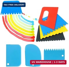 7Pcs Textured Art Supplies Kit Paint Scrapers for Drawing Artists Acrylic Painti