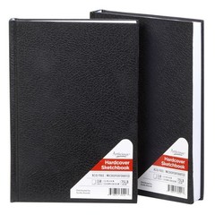 Hardcover Sketch Book 2 Pack Drawing Books 5.5″ x 8″ Sketchbooks, 110 Sheets …