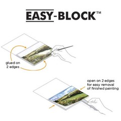 Fluid Watercolor Paper Block, 9 x 12 inches, 15 Sheets, 140 lb (300 GSM) Cold…