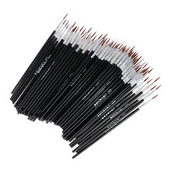 10Pcs 0.7/1.1/1.5Cm Fine Hand Painted Thin Hook Line Pen Art Supplies Drawing Ar