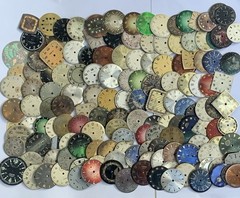 Lot of 150 pcs Wrist Watch Metal dials for Altered Art, Steampunk WD# 07