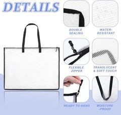 Art Portfolio Bag 19 x 25/23x35inch Portfolio Folder for Artwork Large Art Portf