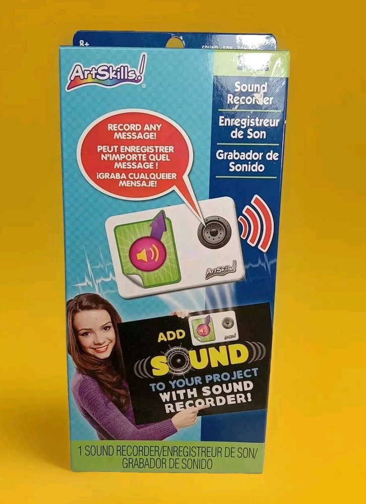 ArtSkills Sound Recorder for Posters, Signs and Crafts Non-Replaceable Batteries
