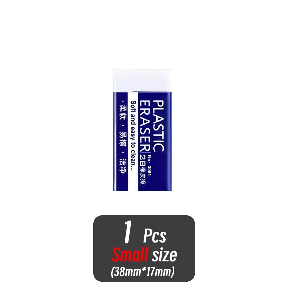 1/10/30Pcs 2B Eraser Clean and Mess Free Student Exam Office Sketch Soft Eraser