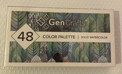 Watercolor Paint Palette 48 Premium Colors with Paper Pad 2 Refillable Brushes,