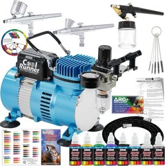 Artisan Airbrushing System: Cool Runner II with Dual Fan & Essential Accessories