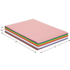 12 inches x 18 inches, Yellow,Orange,Blue,Green,White,Assorted Colors