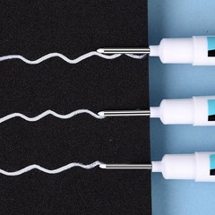0.7mm White Permanent Paint Marker Pen for Wood Rock Plastic Glass Metal…