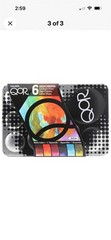 QoR High Chroma 6 Set by GOLDEN, 6 x 5 ml tubes, Professional Watercolor