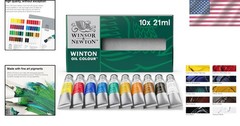 Winsor & Newton Winton Oil Paint – Basic Set, 10 Tubes