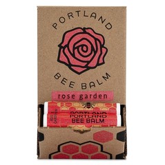 Portland Bee Balm All Natural Handmade Beeswax Based Lip Balm, Rose Garden 24…