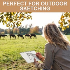 6-Pack Durable Sketchpads – Perfect for Sketching, Drawing & Creative Journaling