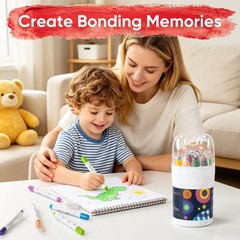 Finenolo 24 Colors Twist Crayons for Kids School
