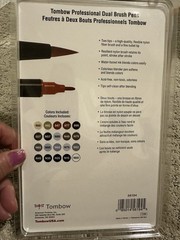 Tombow Dual Brush Pen Set 20 Colors Neutral Palette