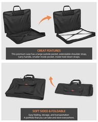 Nicpro Large Art Portfolio Bag 35 x 43 Inches 35 x 43 inches, 35 x 43